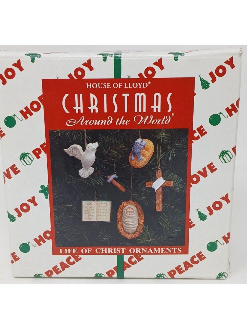 6 Life Of Christ Ornaments House Of Lloyd Christmas VTG 1998 #G-S9